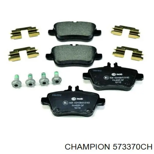 0004200705 Mercedes Pastillas freno traseras