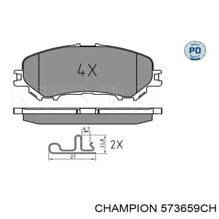 Pastillas de freno delanteras Nissan Qashqai 2 J11