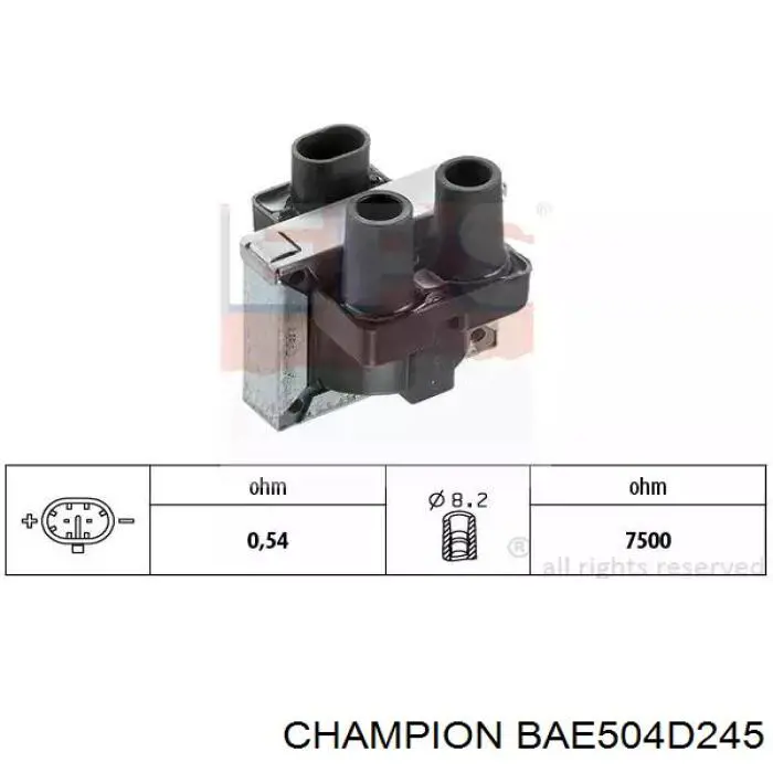 Bobina BAE506F Magneti Marelli