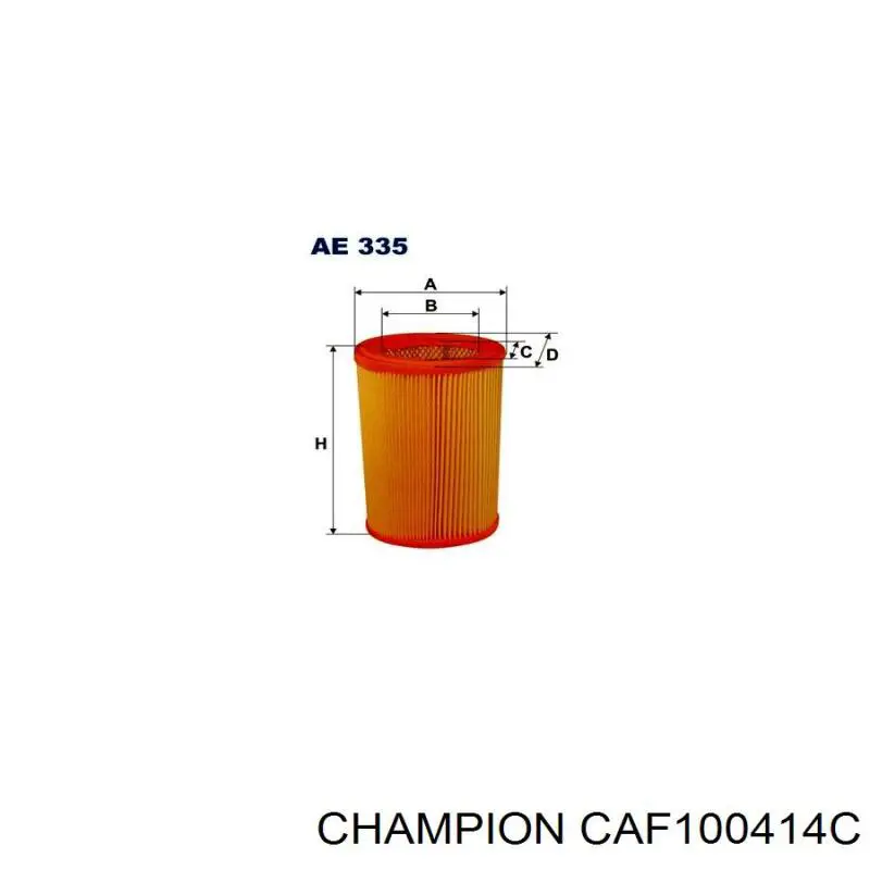 Filtro de aire 1444VA Peugeot/Citroen