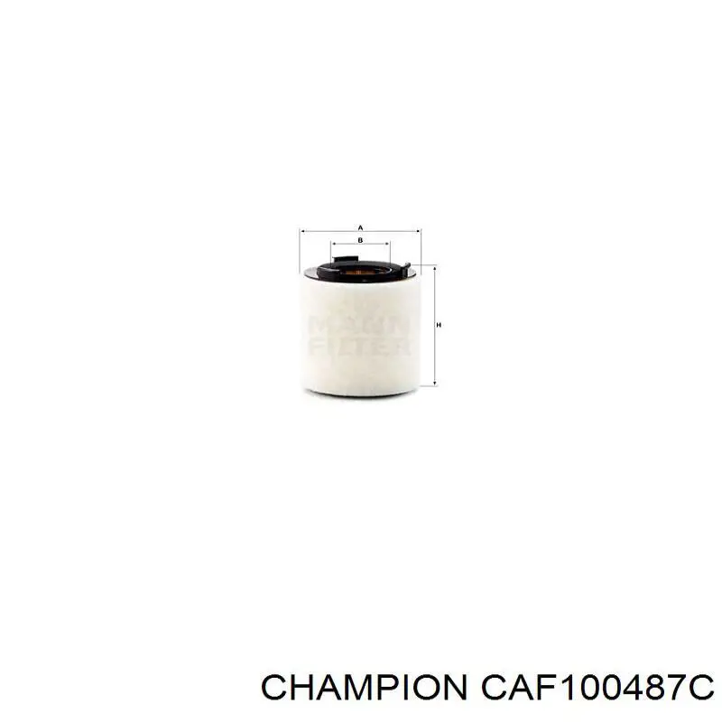 CAF100487C Champion filtro de aire