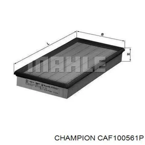 CAF100561P Champion filtro de aire