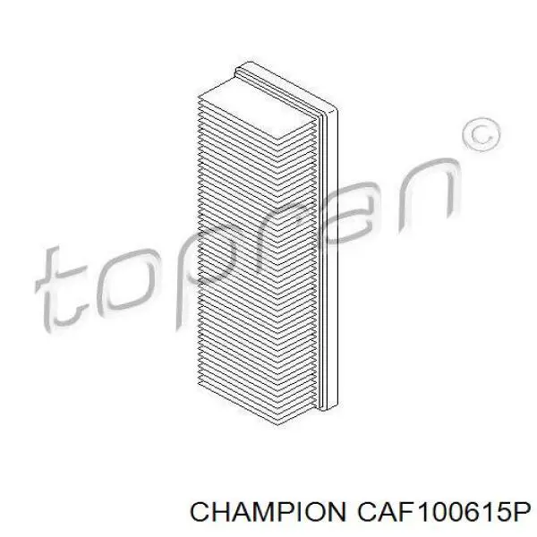 CAF100615P Champion filtro de aire