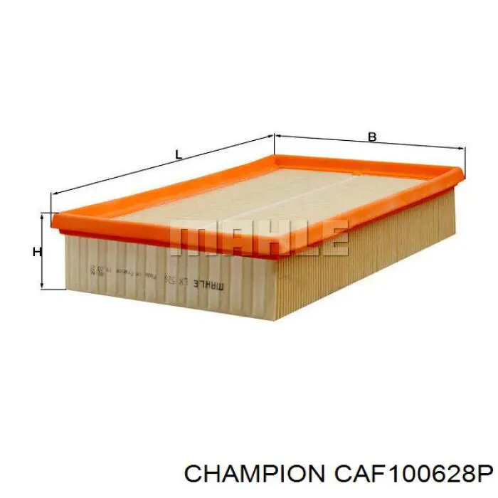 CAF100628P Champion filtro de aire