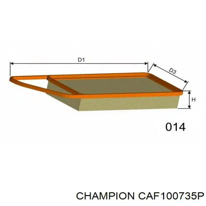 Filtro de aire Ford Fiesta JH, JD