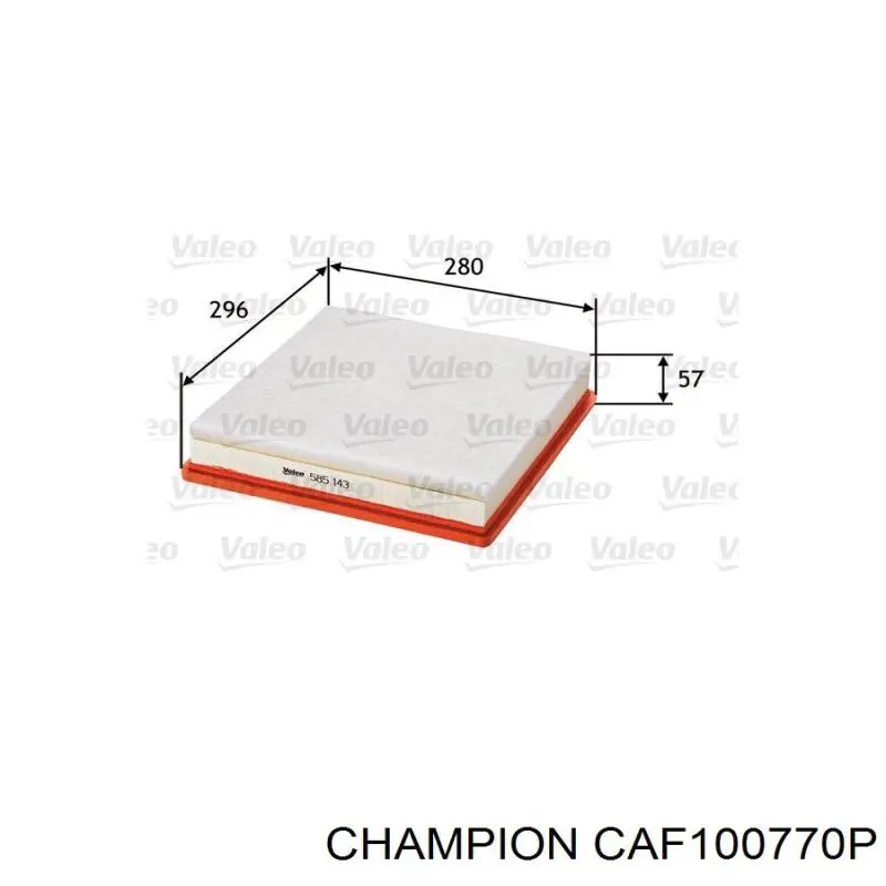 Filtro de aire FA0654 Bremsi