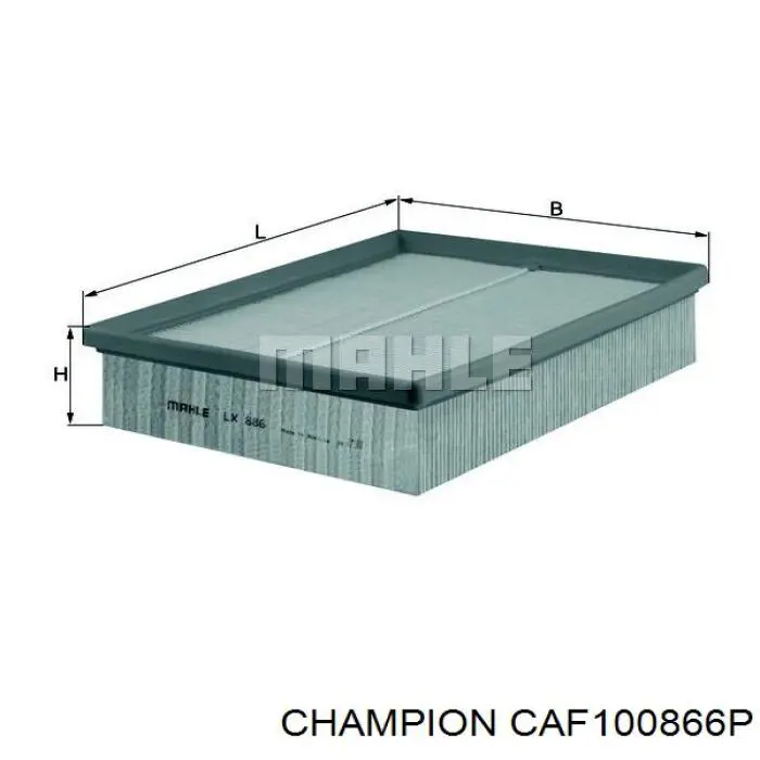 CAF100866P Champion filtro de aire