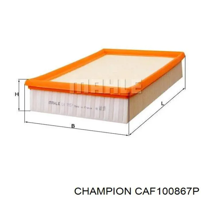CAF100867P Champion filtro de aire