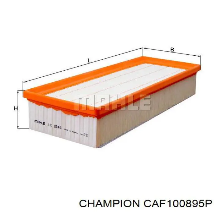 CAF100895P Champion filtro de aire