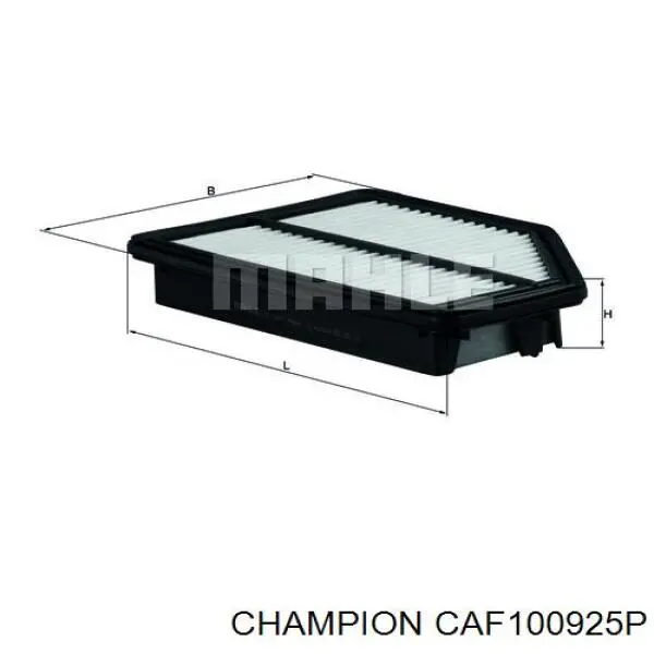 CAF100925P Champion filtro de aire