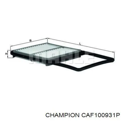 CAF100931P Champion filtro de aire
