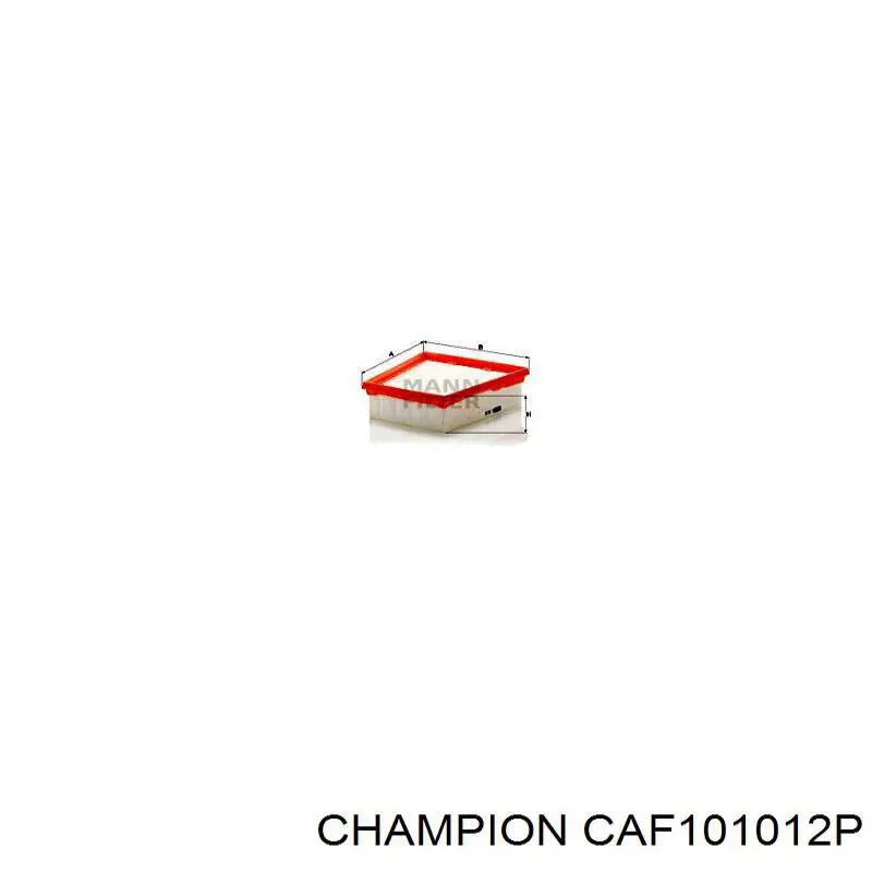 A1337 Purflux Filtro de aire de motor