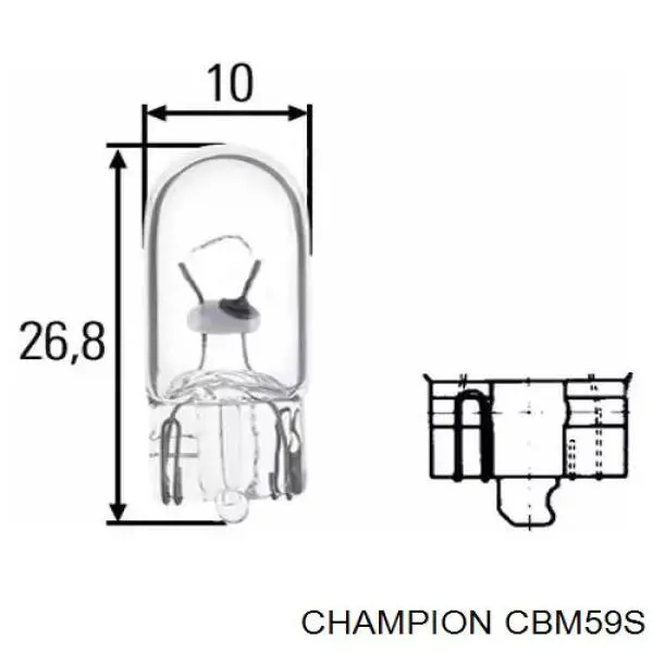 Bombilla de faro Champion CBM59S precio, desde 0,91 EUR