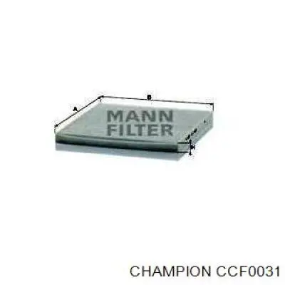 Filtro de cabina Champion CCF0031 precio, desde 9,42 EUR