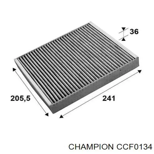 Filtro de habitáculo CCF0134 Champion