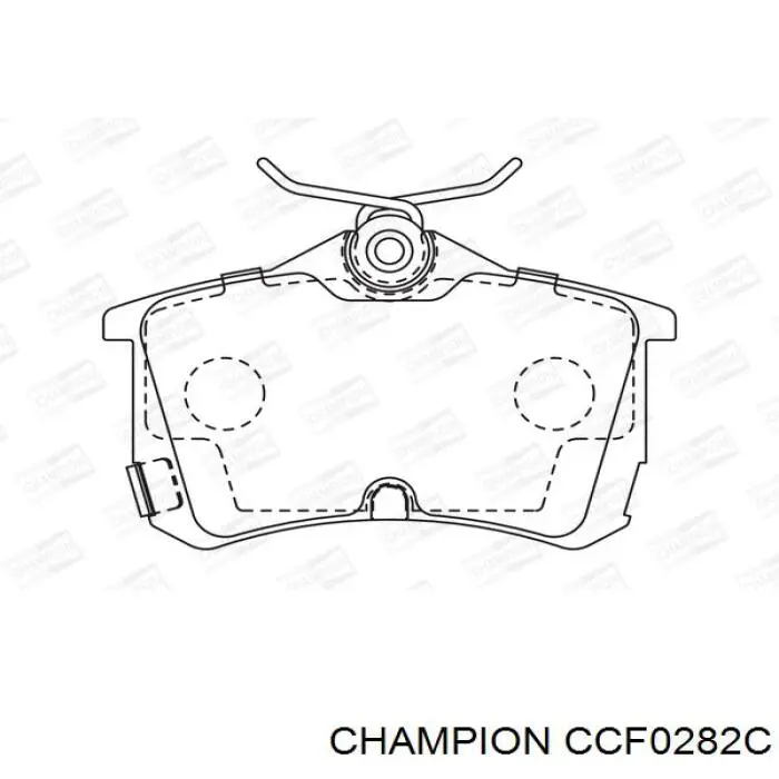 CCF0282C Champion filtro habitáculo