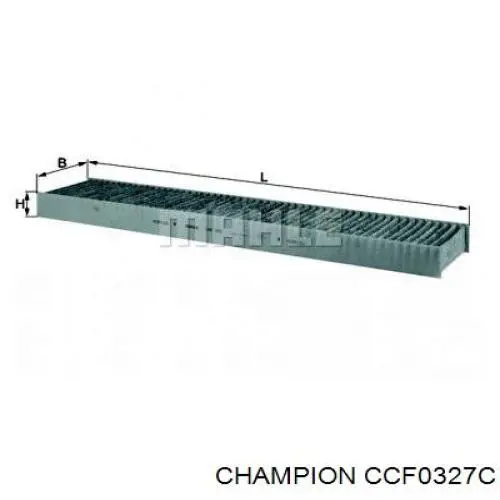 CCF0327C Champion filtro habitáculo