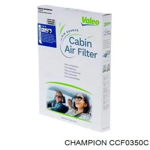 CCF0350C Champion filtro de habitáculo