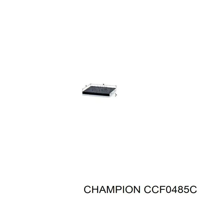 CCF0485C Champion filtro habitáculo
