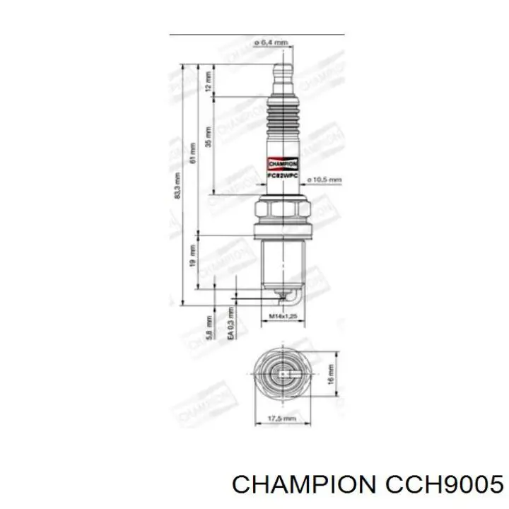Comprar CCH9005 Champion Bujía de encendido