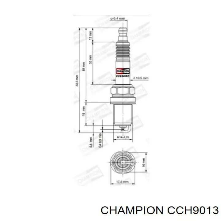 CCH9013 Champion bujía