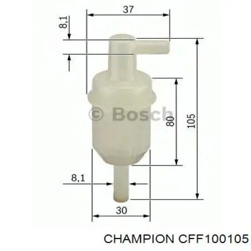 KL33 Mahle Original Filtro de gasolina