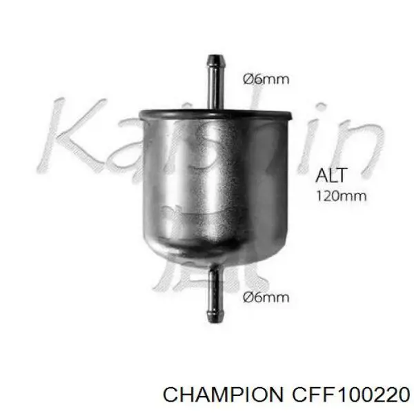 CFF100220 Champion filtro combustible