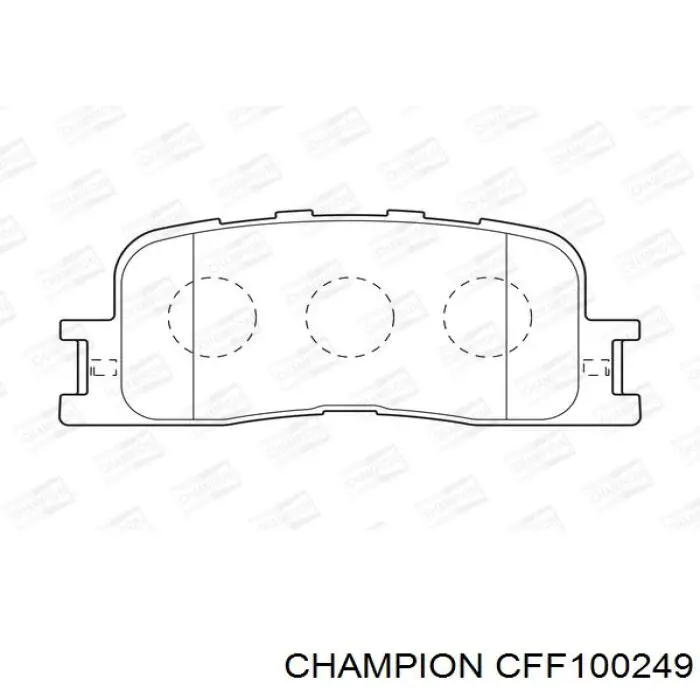 CFF100249 Champion filtro combustible