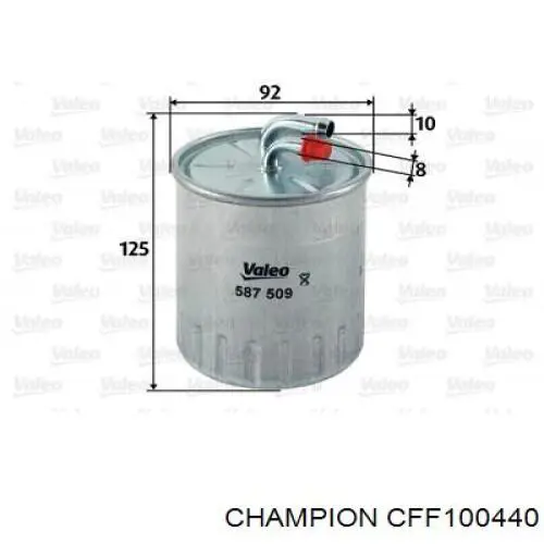Comprar CFF100440 Champion Filtro diesel