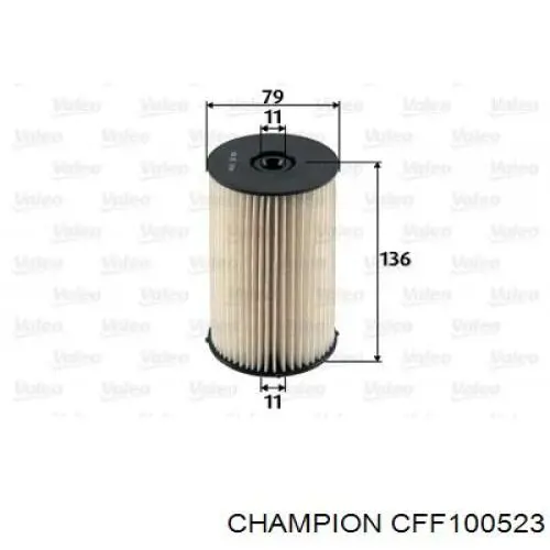 CFF100523 Champion filtro combustible