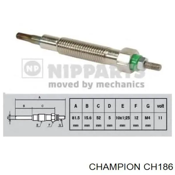 CE122 Japan Parts Bujías de calentamiento