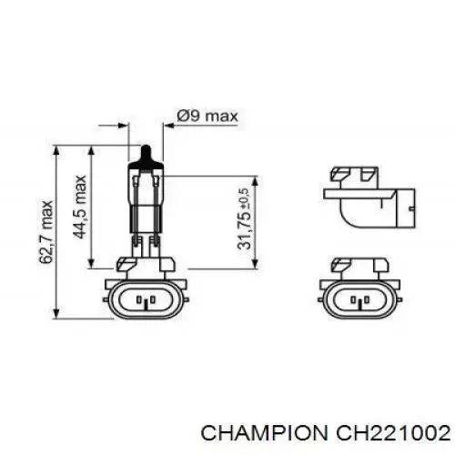 Bujía de precalentamiento PN135V HKT