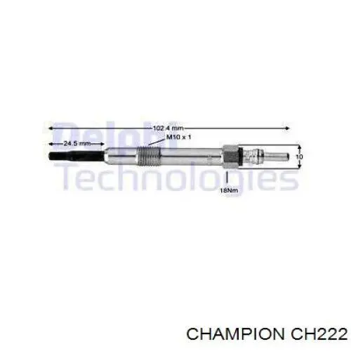 Bujía de incandescencia Fiat Punto 2 188