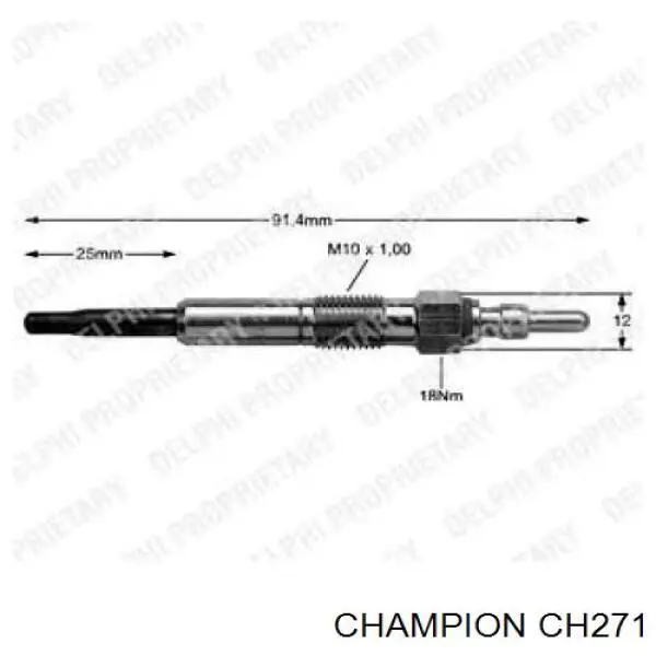 Bujía de precalentamiento NGK Y723U