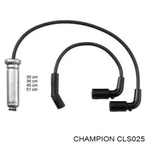 CLS025 Champion cables de bujías