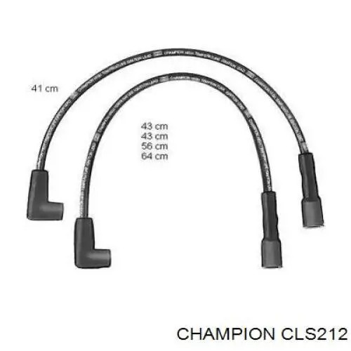 CLS212 Champion cables de bujías