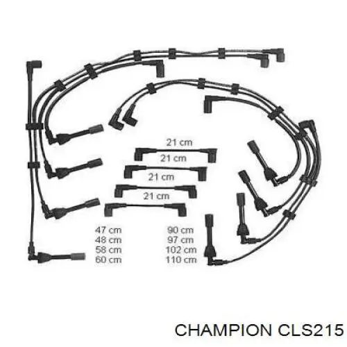 Juego de cables de bujias Champion CLS215 precio, desde 64,98 EUR