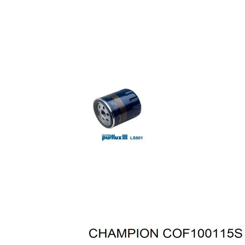 COF100115S Champion filtro de aceite