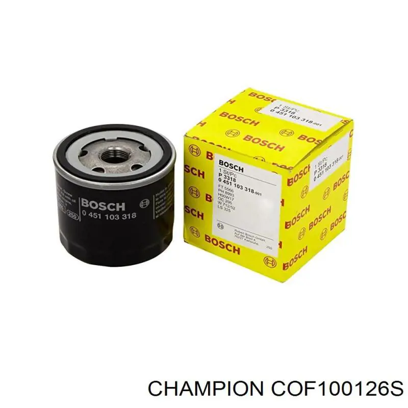 Filtro de aceite motor Champion COF100126S