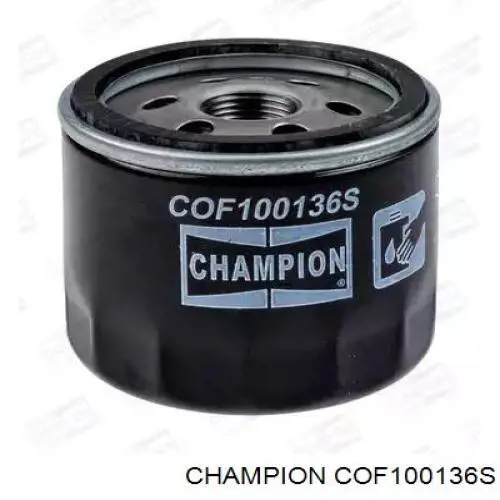 COF100136S Champion filtro de aceite