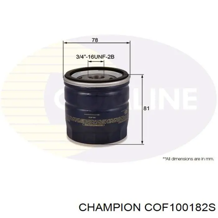 Comprar COF100182S Champion Filtros de aceite