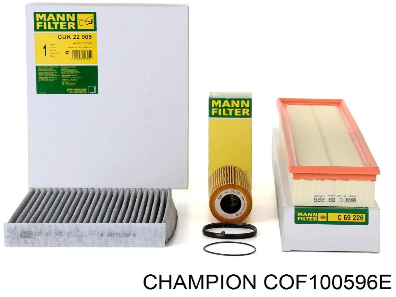 Filtro de aceite HU722Z Mann-Filter