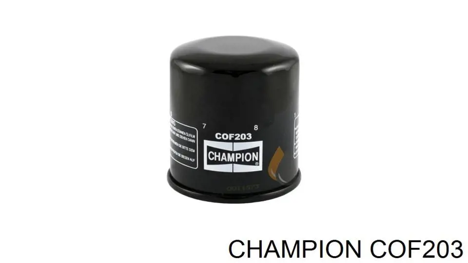 COF203 Champion filtro de aceite