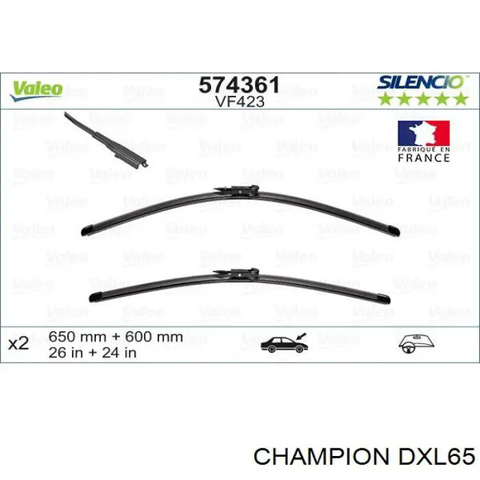 51701425 Fiat/Alfa/Lancia Escobilla del limpiaparabrisas del lado del pasajero