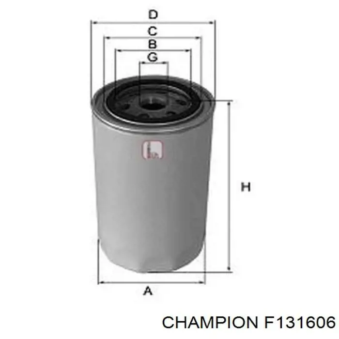 F131606 Champion filtro de aceite