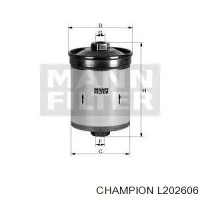 L202606 Champion filtro combustible