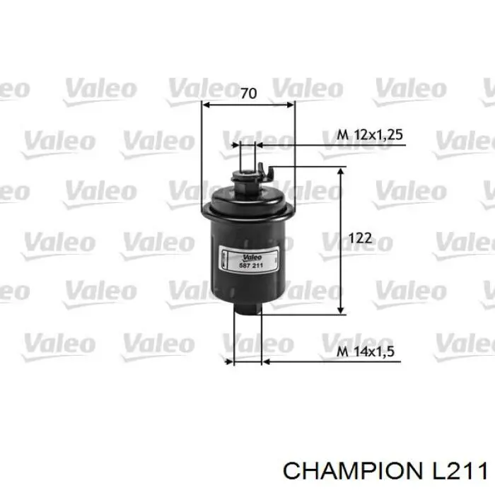 L211 Champion filtro de combustible