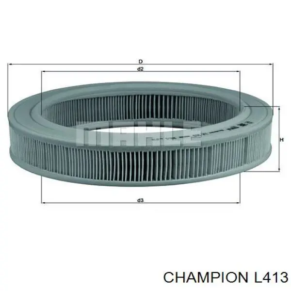 L413 Champion filtro combustible
