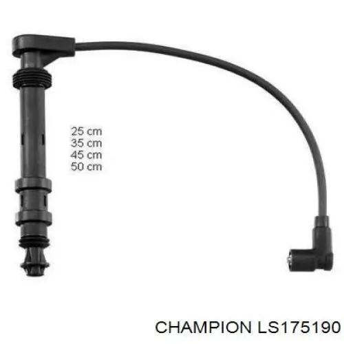 LS175190 Champion cables de bujías