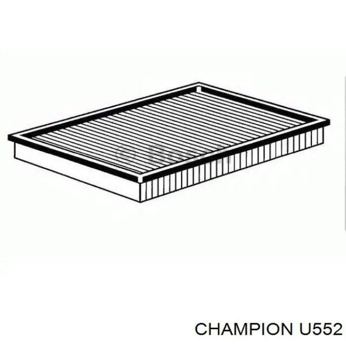U552 Champion Filtro de aire de motor